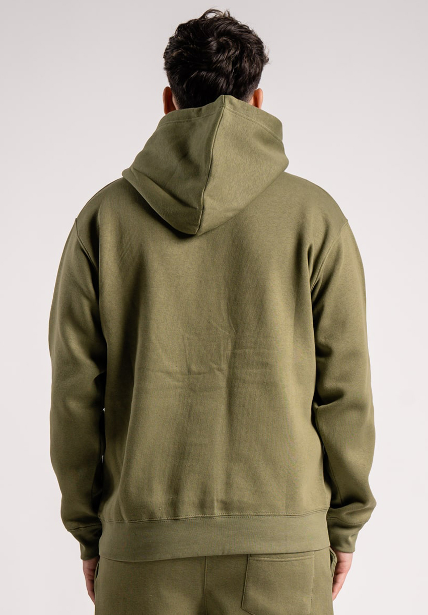 Heavy-Blend-Fleece-Hooded-Sweatshirt-Olive-Green2