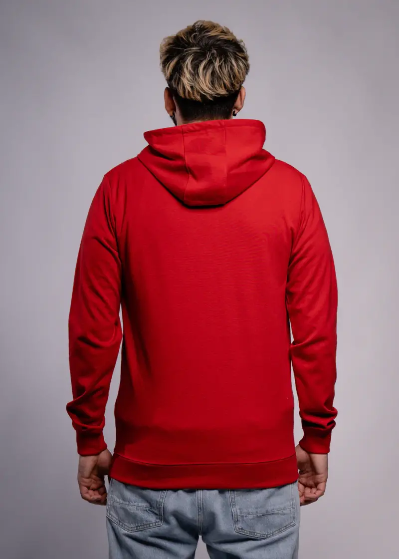 Tech Hooded SweatShirt Red3
