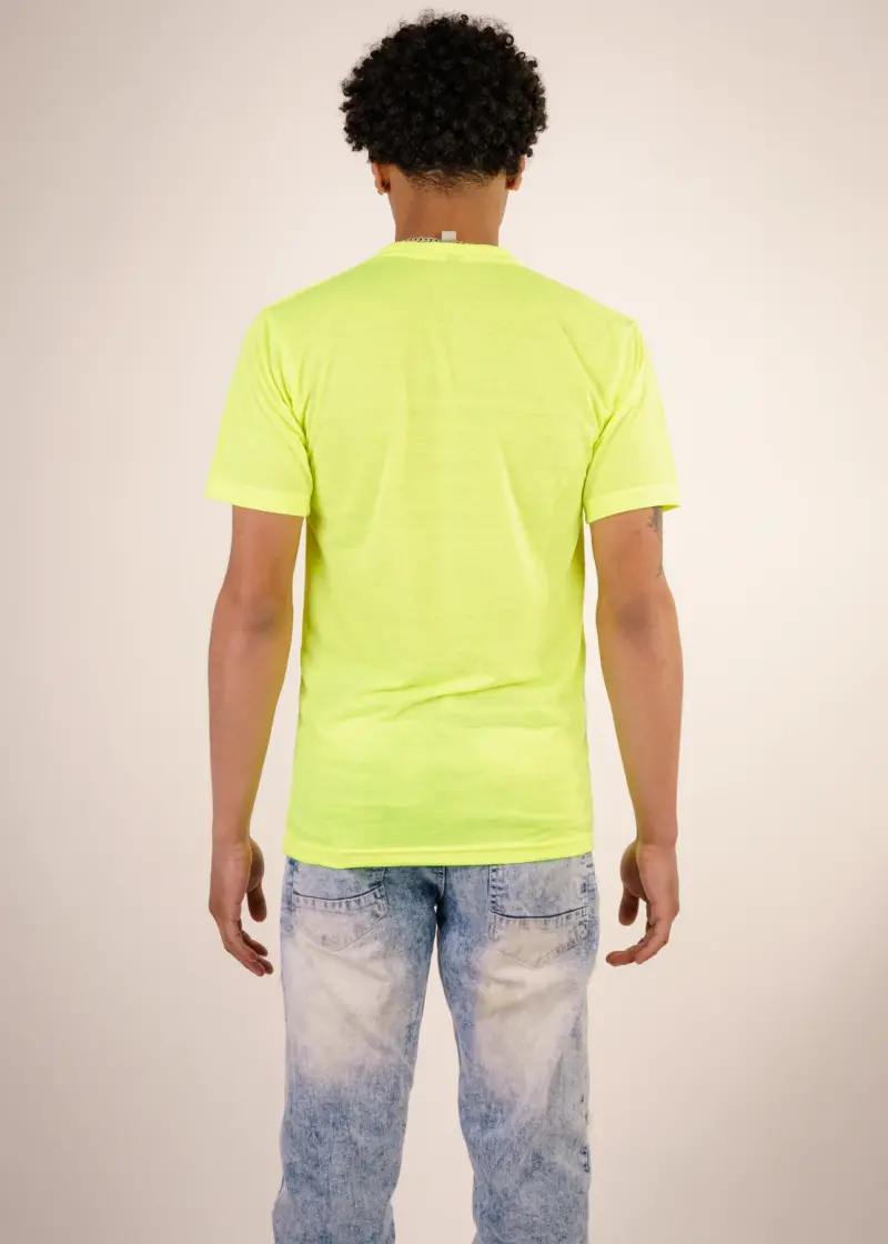 Combed Cotton T-Shirt NeonLime3