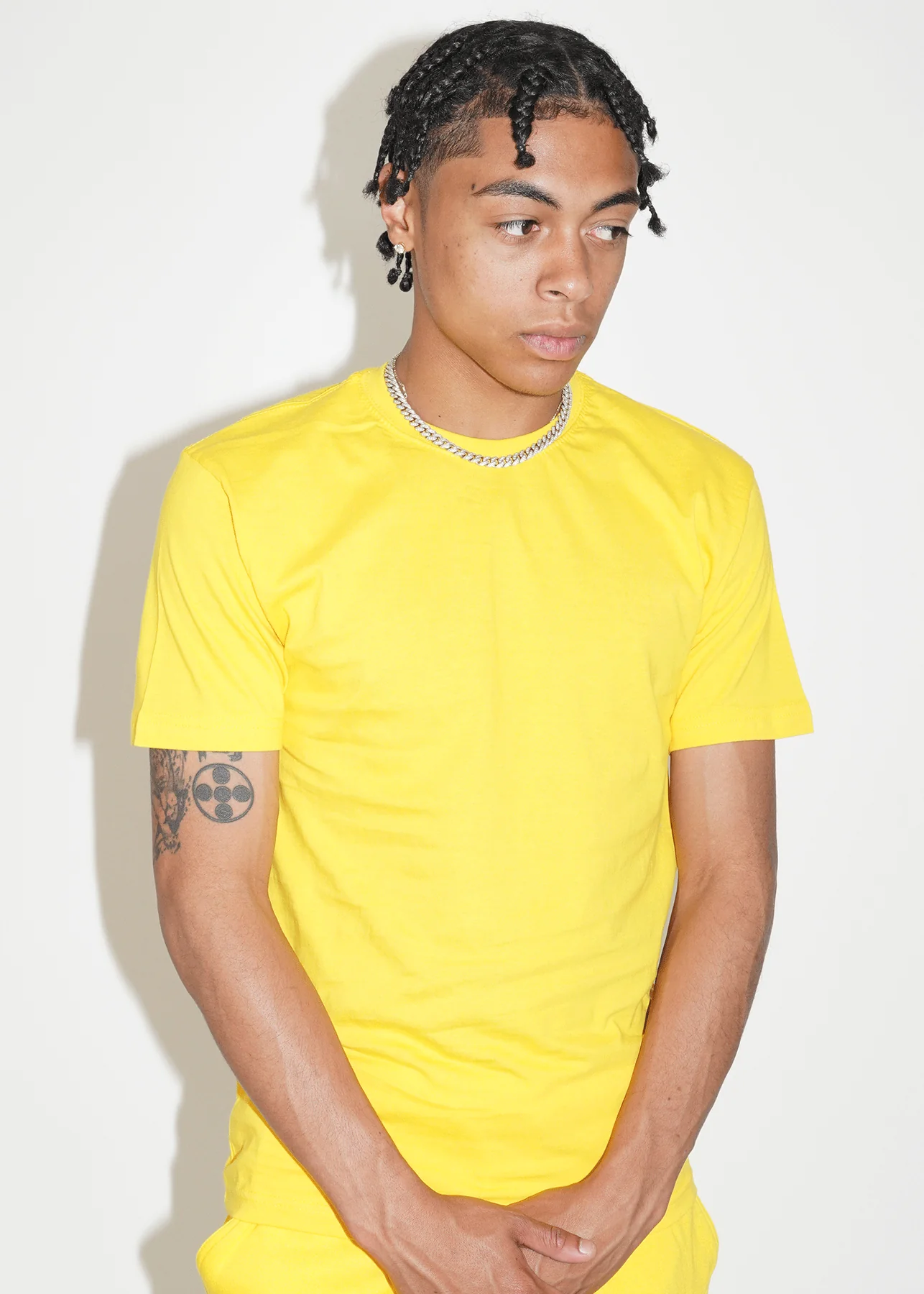 Combed Cotton T-Shirt Yellow