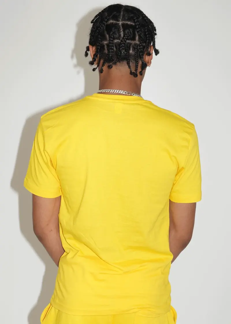 Combed Cotton T-Shirt Yellow3