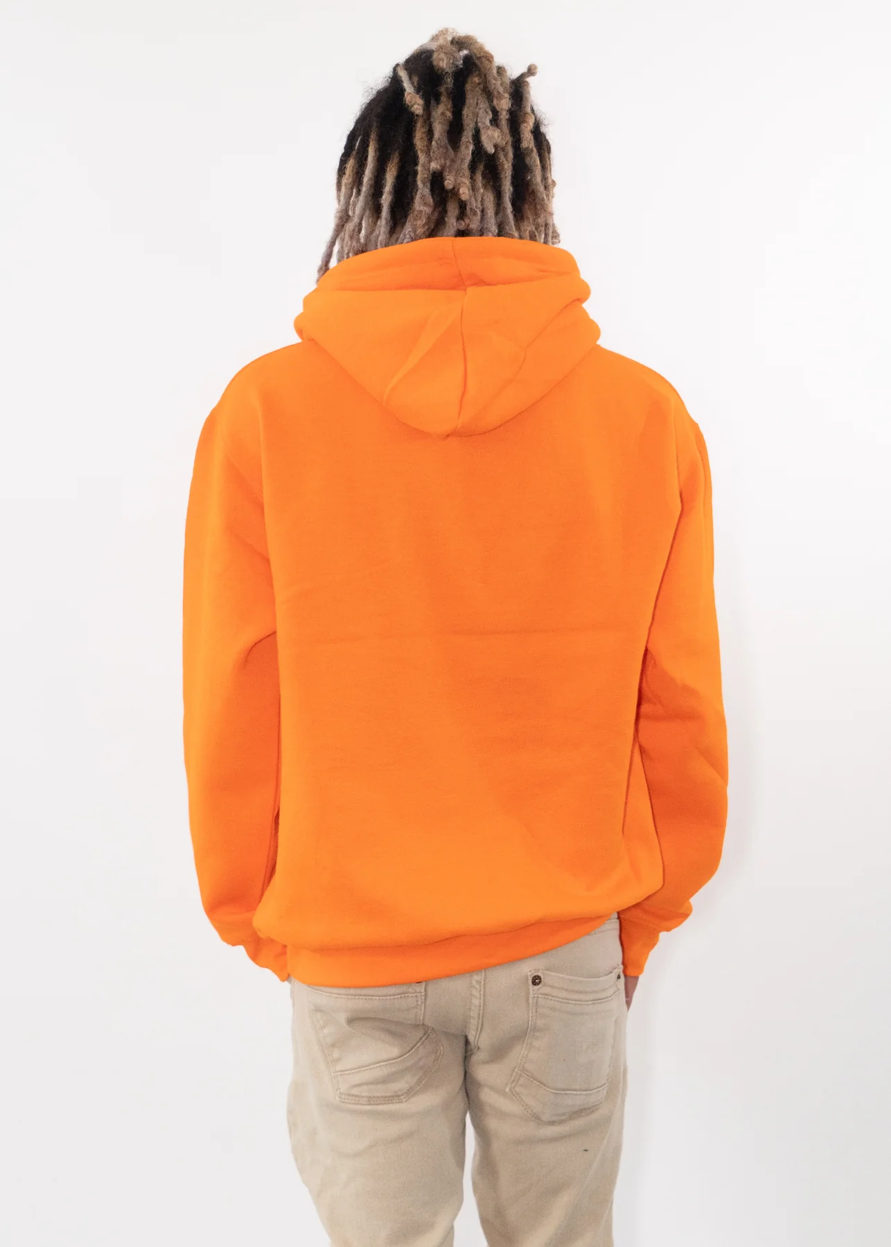 Heavy Blend Fleece Hooded SweatShirt Orange3