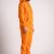Heavy Blend Fleece Hooded Sweatshirt orange-3