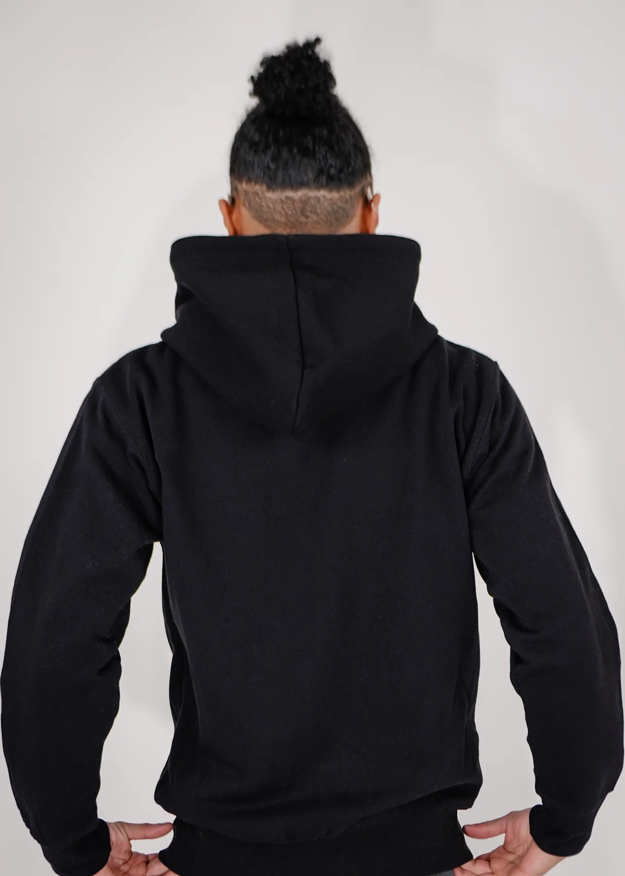 Heavy Blend Zip-Up Fleece Hooded SweatShirt Black2