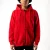 Heavy Blend Zip-Up Fleece Hooded SweatShirt Red
