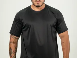 Polyester T-Shirt Black