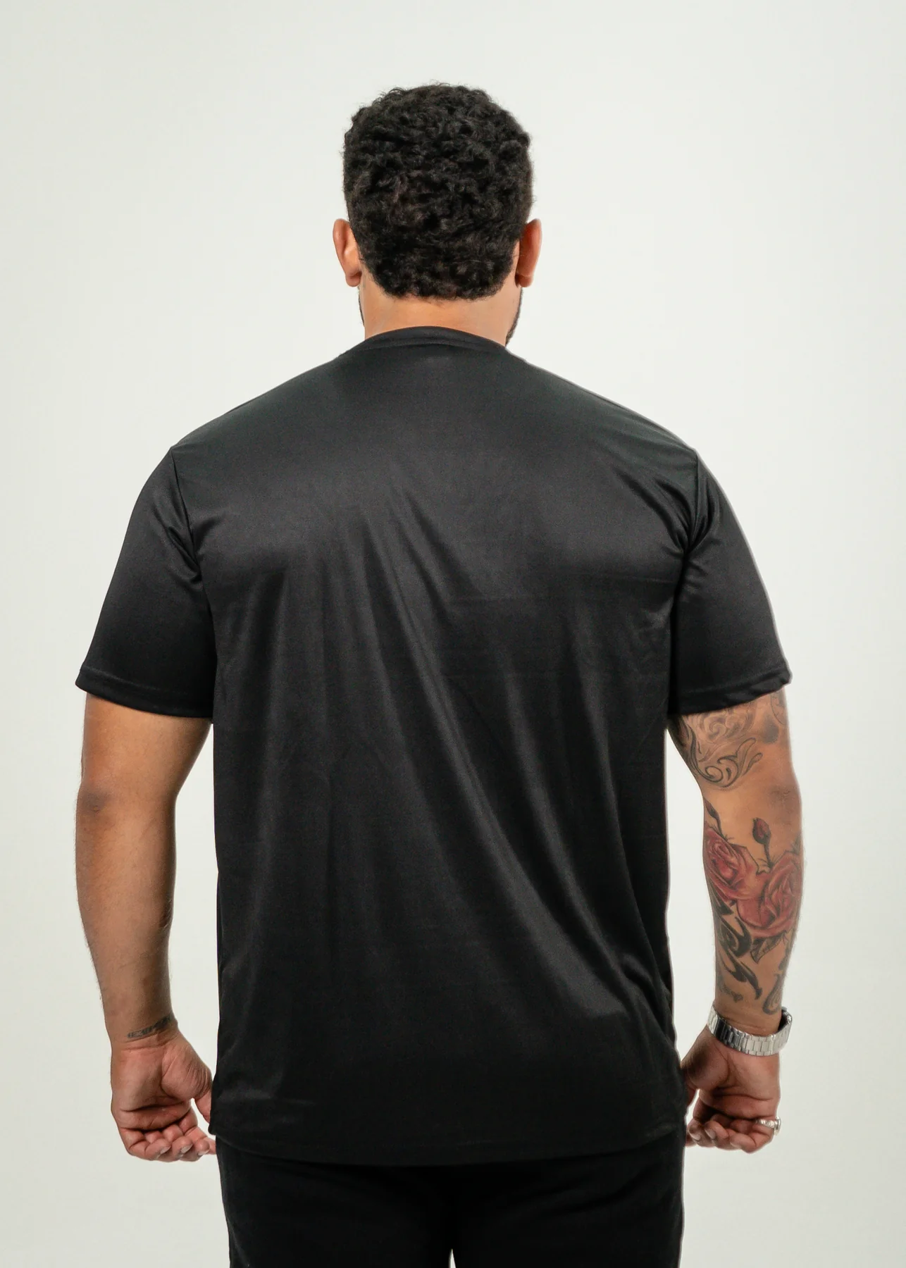Polyester T-Shirt Black3