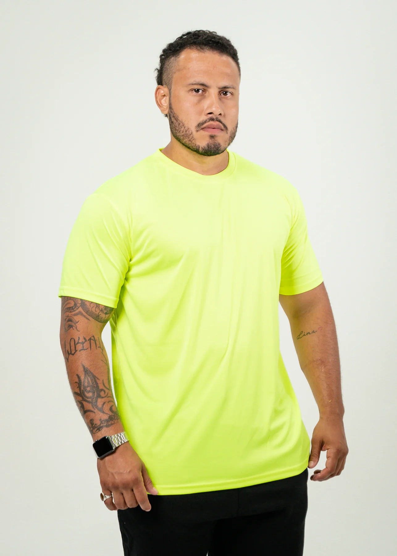 Polyester T-Shirt NeonLime2