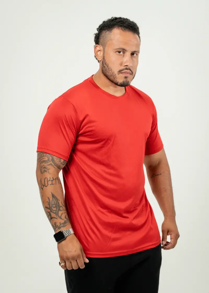 Polyester T-Shirt red2