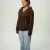 Women's Heavy Blend Full-Zip Hooded SweatShirt Brown2