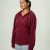 Women's Heavy Blend Full-Zip Hooded SweatShirt Maroon2