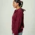 Women's Heavy Blend Full-Zip Hooded SweatShirt Maroon3