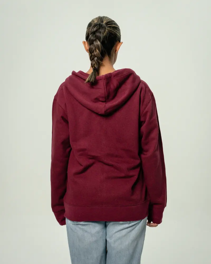 Women's Heavy Blend Full-Zip Hooded SweatShirt Maroon4