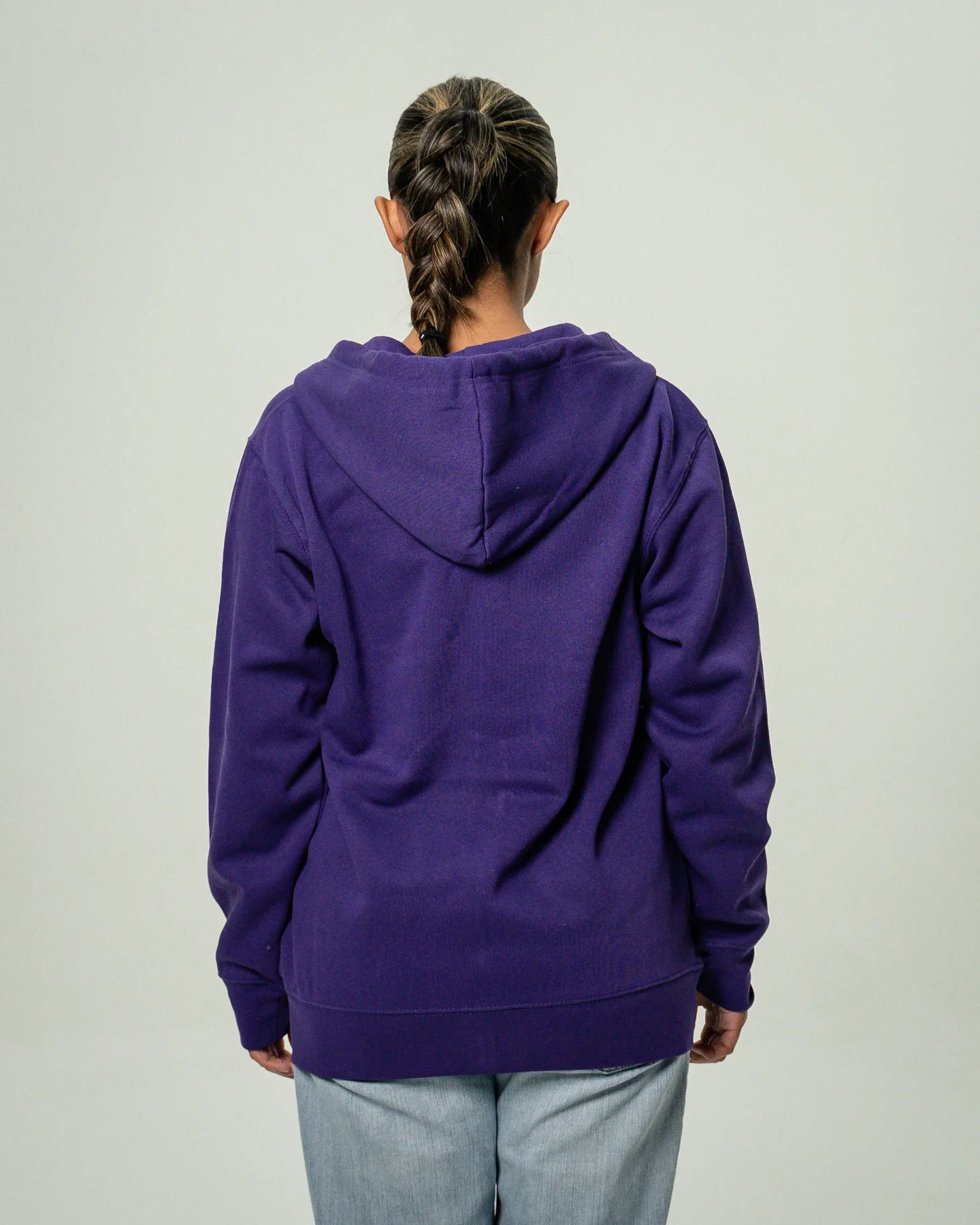 Women's Heavy Blend Full-Zip Hooded SweatShirt Purple4