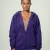 Women's Heavy Blend Full-Zip Hooded SweatShirt Purple5