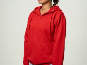Women's Heavy Blend Full-Zip Hooded SweatShirt Red3