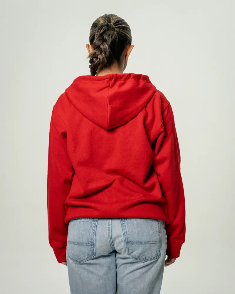 Women's Heavy Blend Full-Zip Hooded SweatShirt Red5