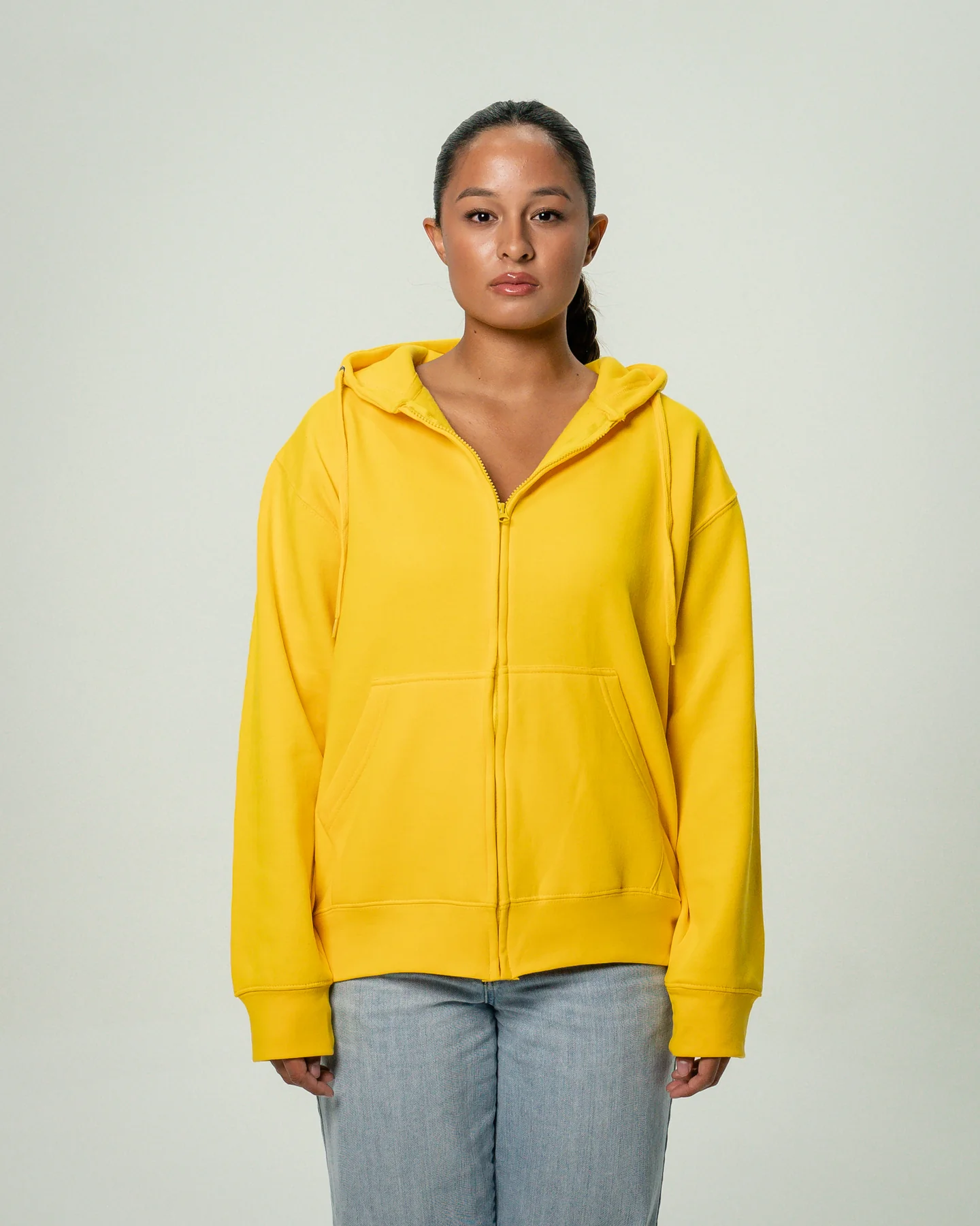 Women's Heavy Blend Full-Zip Hooded SweatShirt Yellow