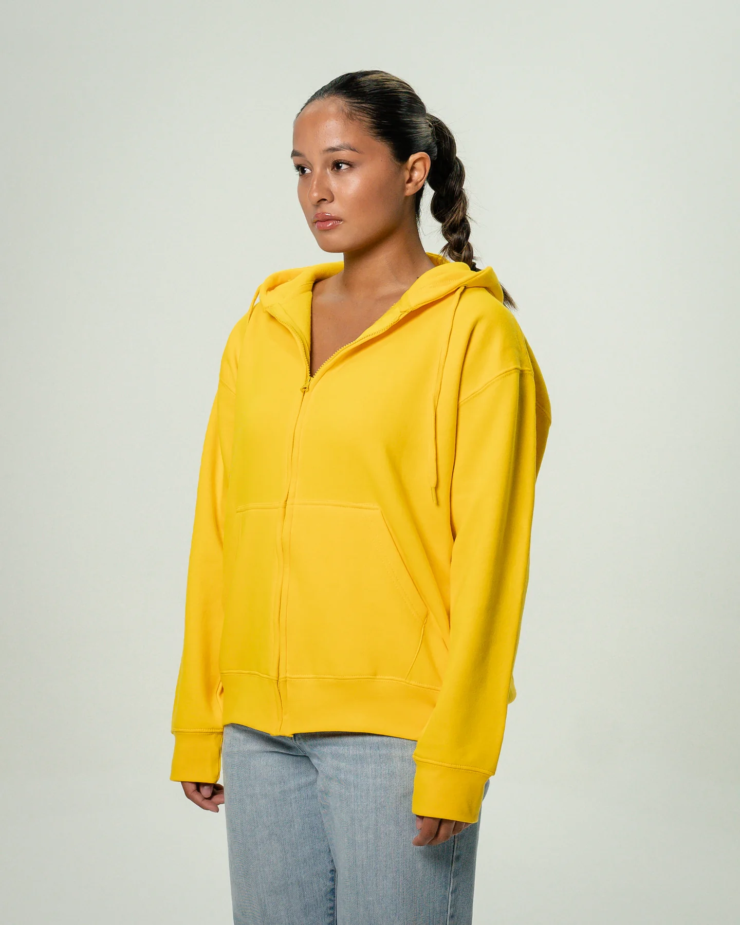 Women's Heavy Blend Full-Zip Hooded SweatShirt Yellow2