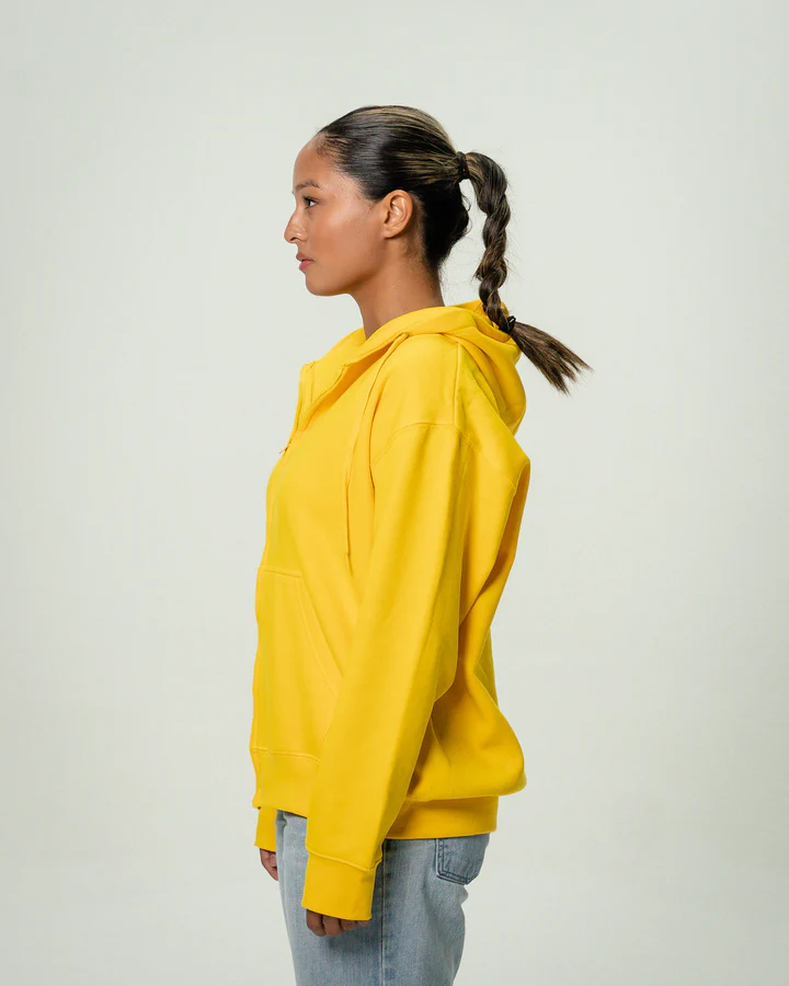 Women's Heavy Blend Full-Zip Hooded SweatShirt Yellow3